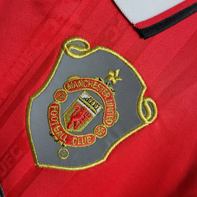 Camisa Manchester United Home 98/99 sn° Torcedor Masculina - Versão Retrô