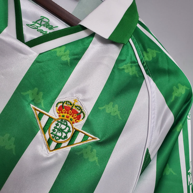 Camisa Real Bétis Home 95/96 sn° Torcedor Masculina - Versão Retrô