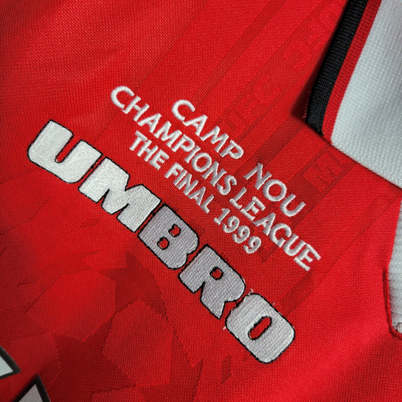 Camisa Manchester United Home 98/99 sn° Torcedor Masculina - Versão Retrô