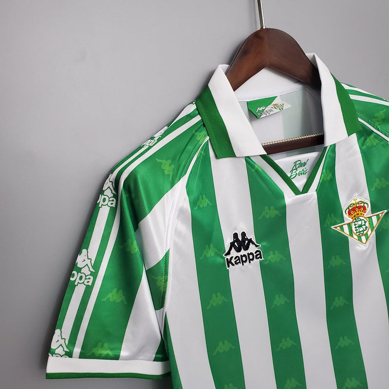 Camisa Real Bétis Home 95/96 sn° Torcedor Masculina - Versão Retrô