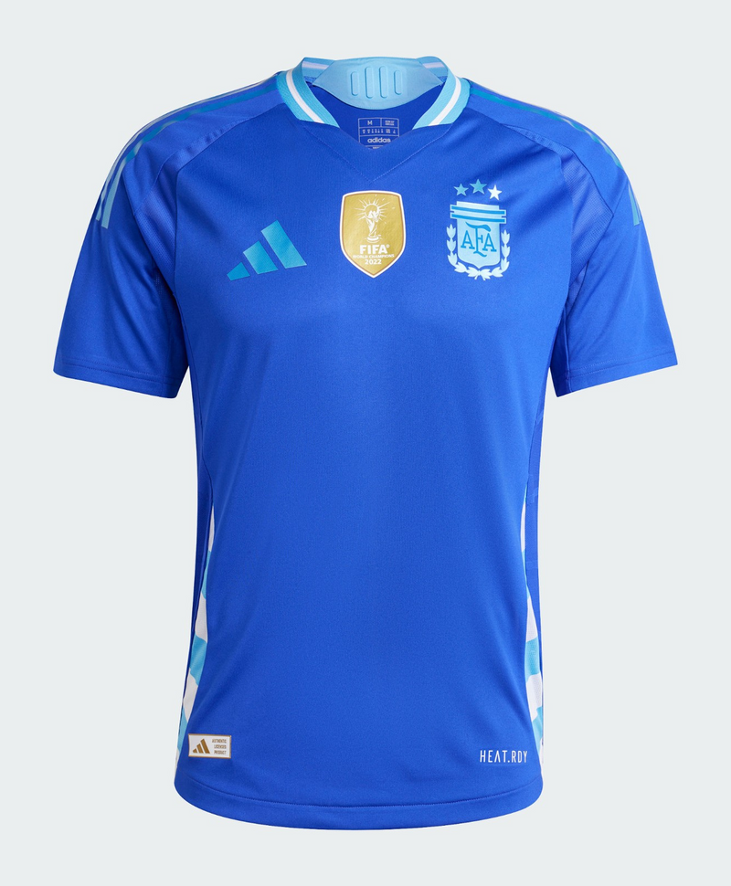 Camisa Argentina Away 24/25 sn° Torcedor Masculina - Azul [SEM PATCH]