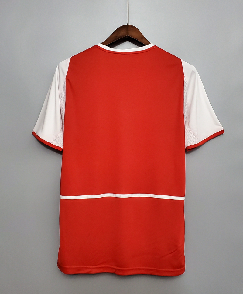 Camisa Arsenal Home 02/04 sn° Torcedor Masculina - Versão Retrô