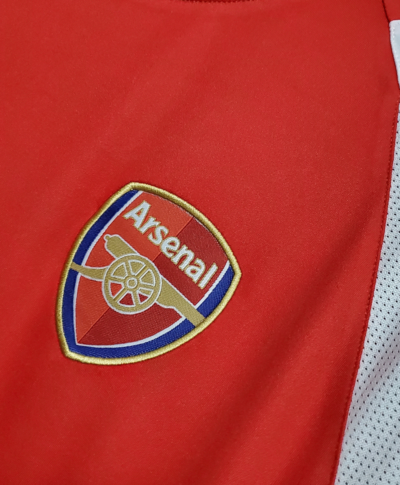 Camisa Arsenal Home 02/04 sn° Torcedor Masculina - Versão Retrô
