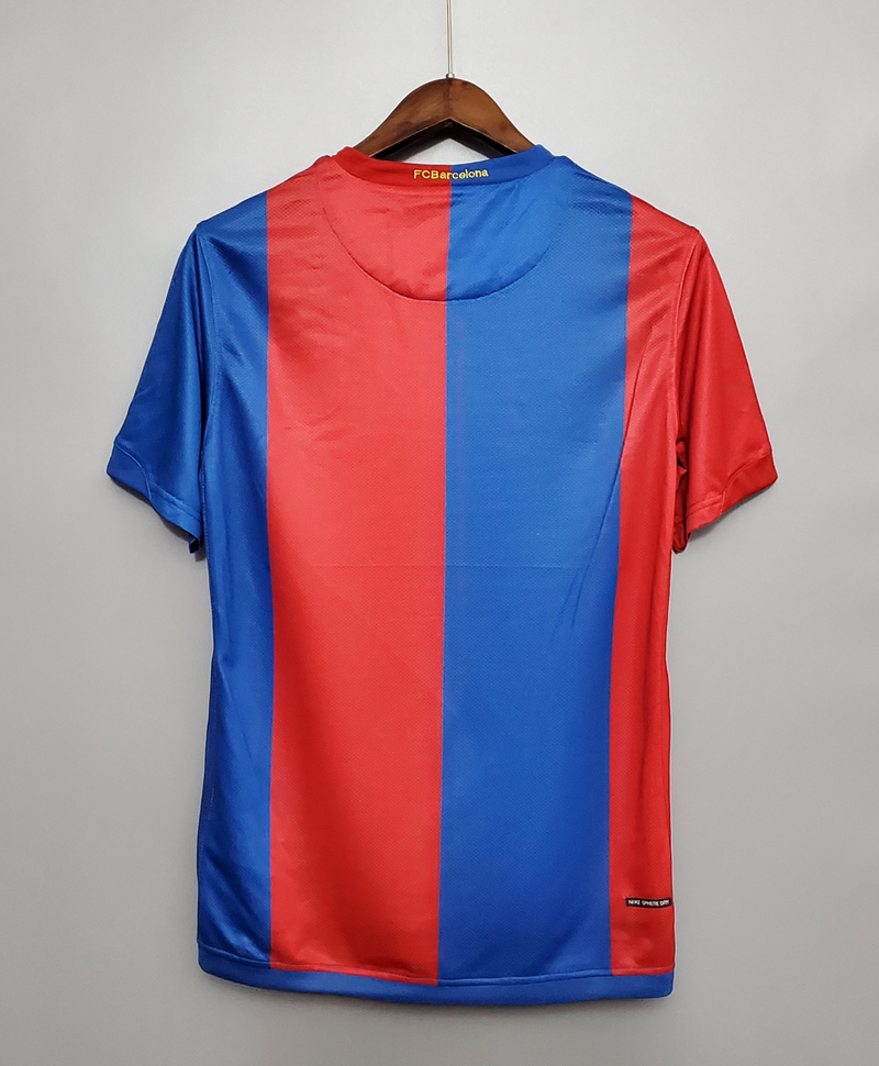 Camisa Barcelona Home 06/07 sn° Torcedor Masculina - Versão Retrô