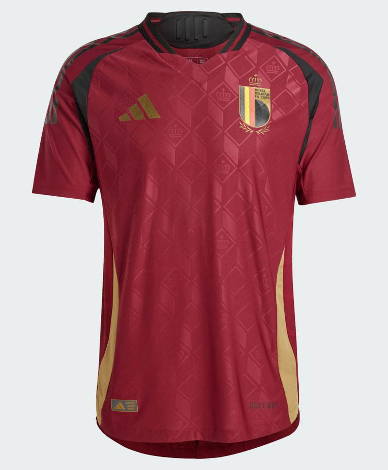 Camisa Bélgica Home 24/25 sn° Torcedor Masculina - Bordô