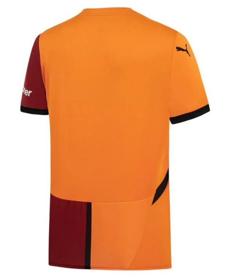 Camisa Galatasaray Home 24/25 sn° Torcedor Masculina - Grená e Laranja