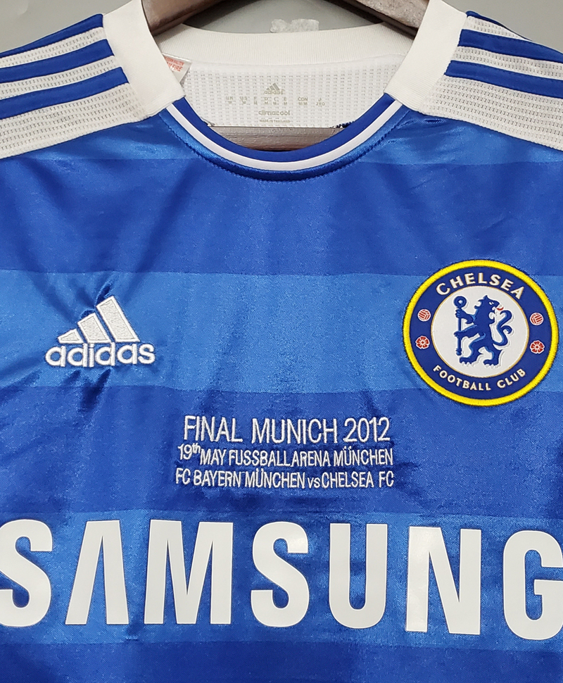Camisa Chelsea Home 11/12 sn° Torcedor Masculina - Versão Retrô