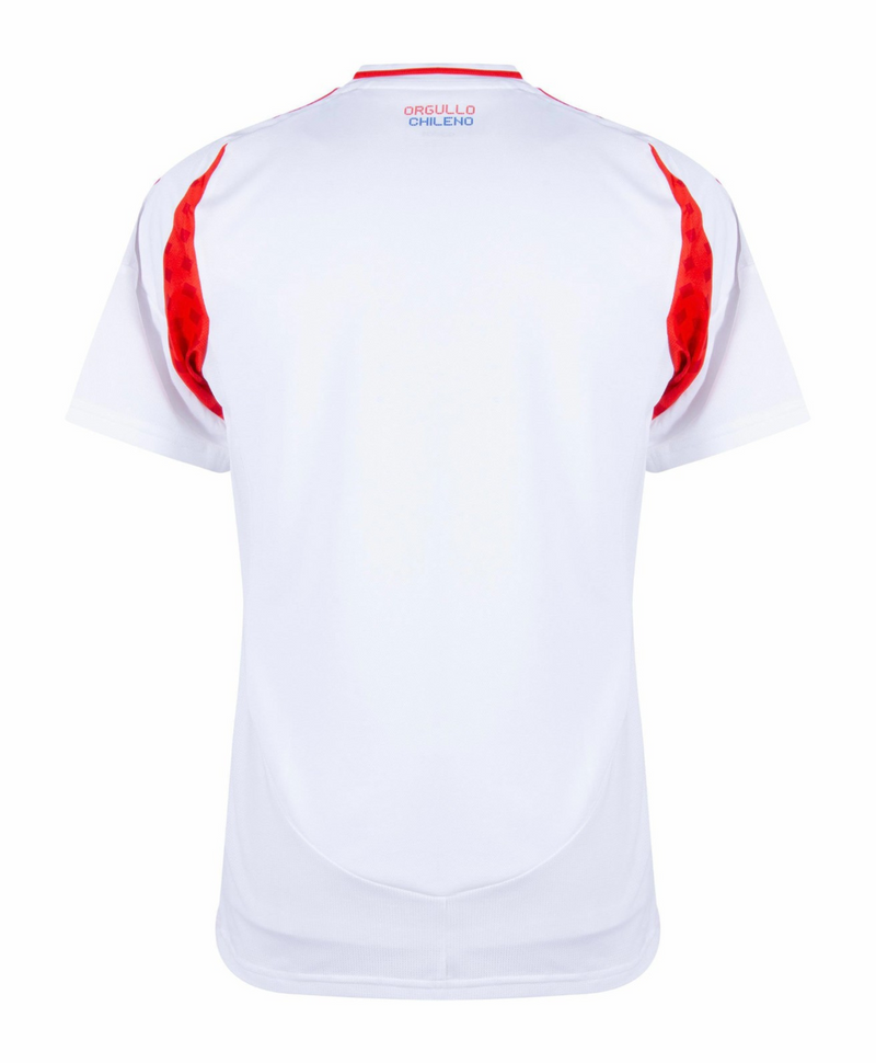 Camisa Chile Away 24/25 sn° Torcedor Masculina - Branca