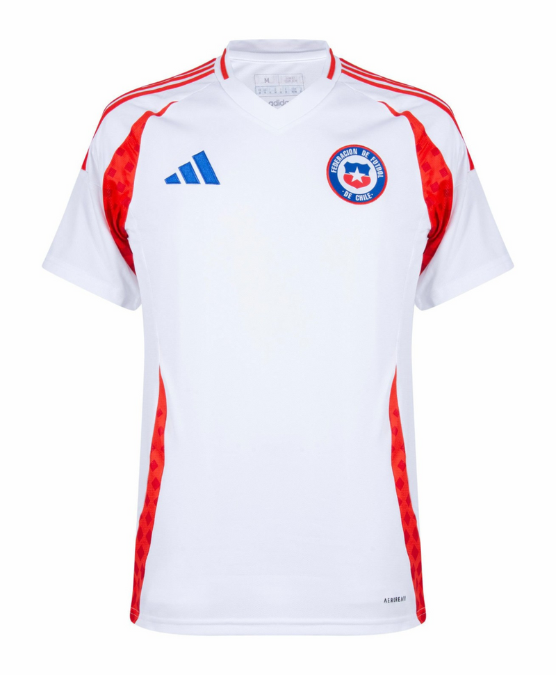 Camisa Chile Away 24/25 sn° Torcedor Masculina - Branca