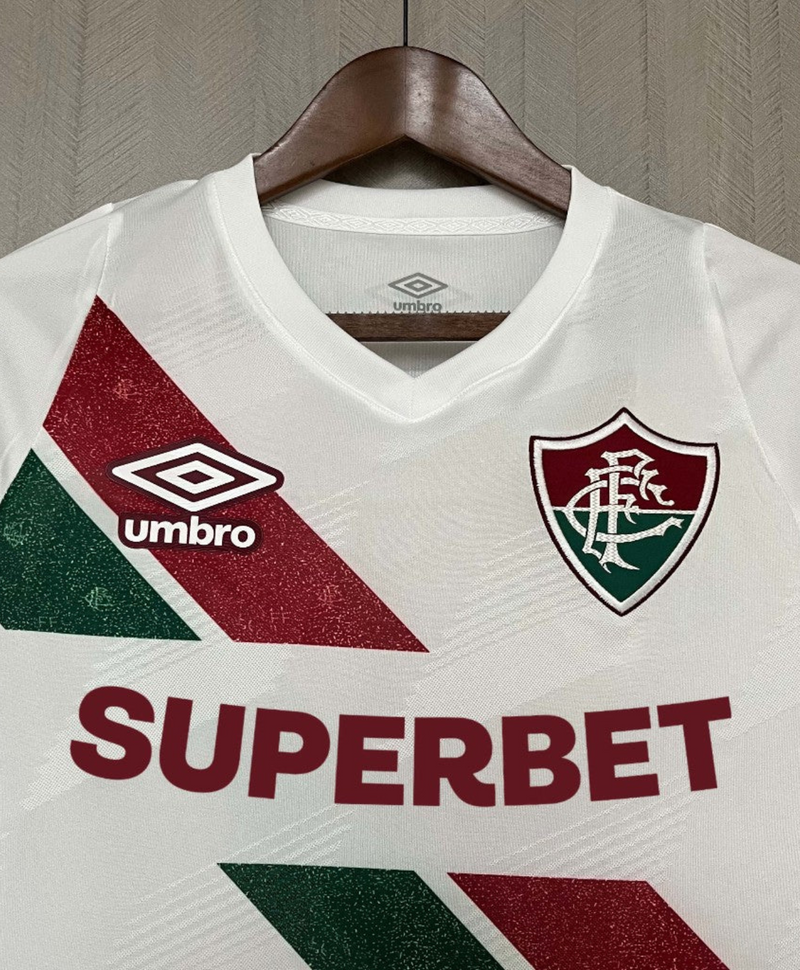 Camisa Fluminense II 24/25 sn° Torcedor Masculina - Branca
