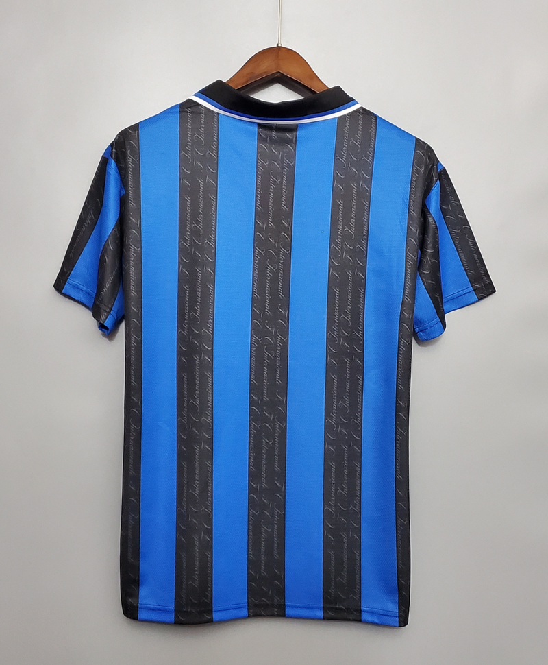 Camisa Inter de Milão Home 97/98 sn° Torcedor Masculina - Versão Retrô