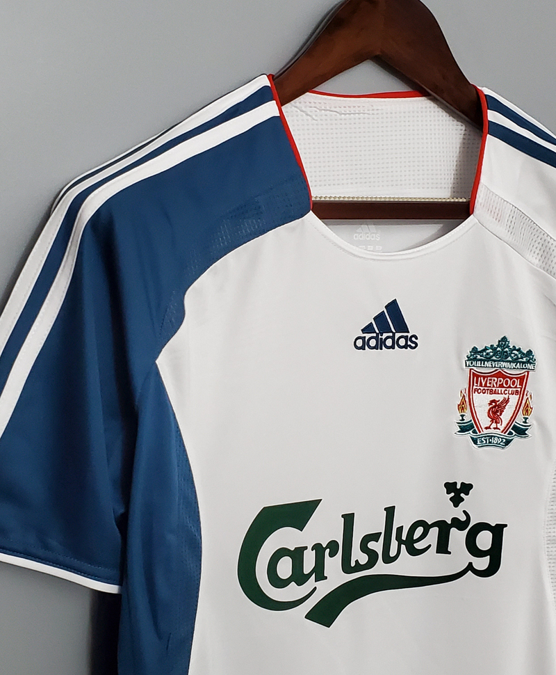 Camisa Liverpool Away 06/07 sn° Torcedor Masculina - Versão Retrô