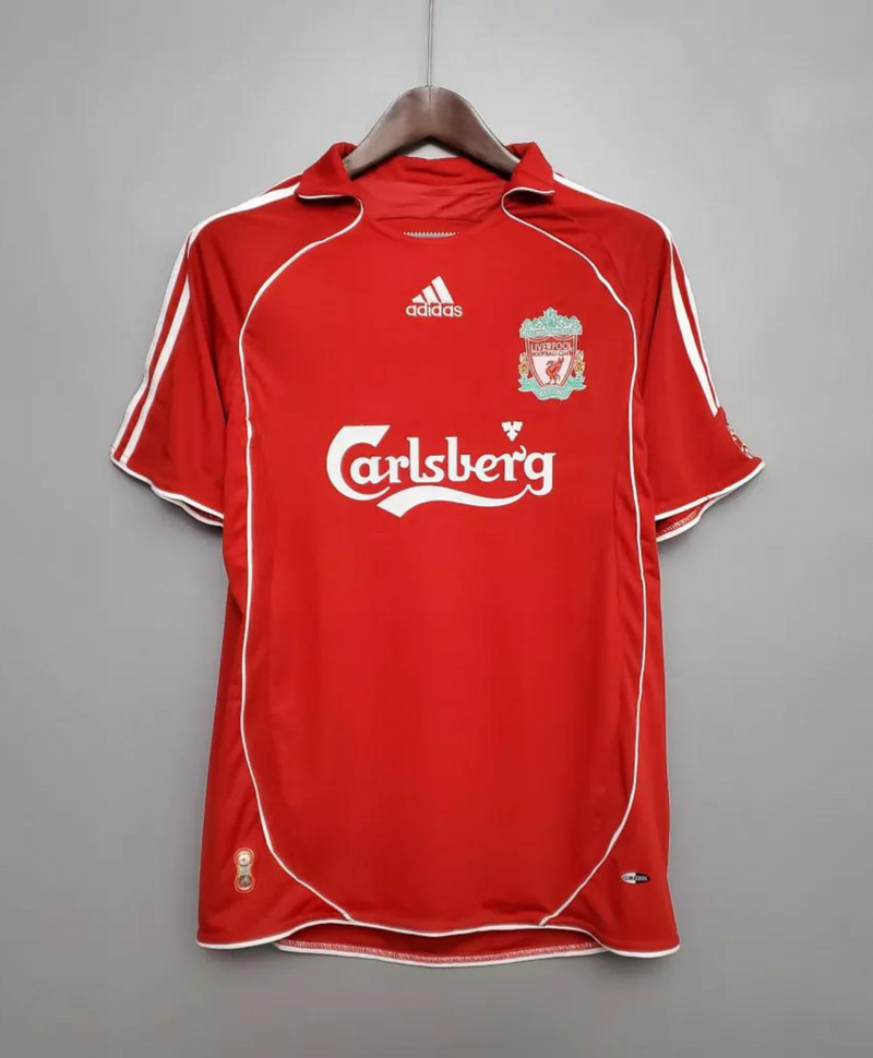 Camisa Liverpool Home 06/07 sn° Torcedor Masculina - Versão Retrô