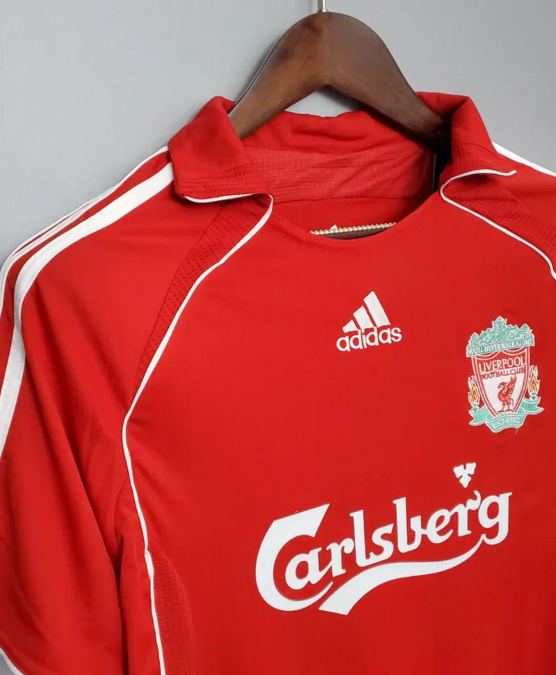 Camisa Liverpool Home 06/07 sn° Torcedor Masculina - Versão Retrô