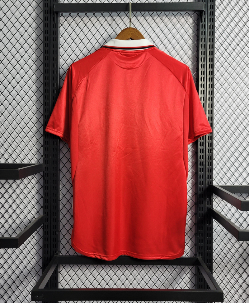 Camisa Manchester United Home 98/99 sn° Torcedor Masculina - Versão Retrô
