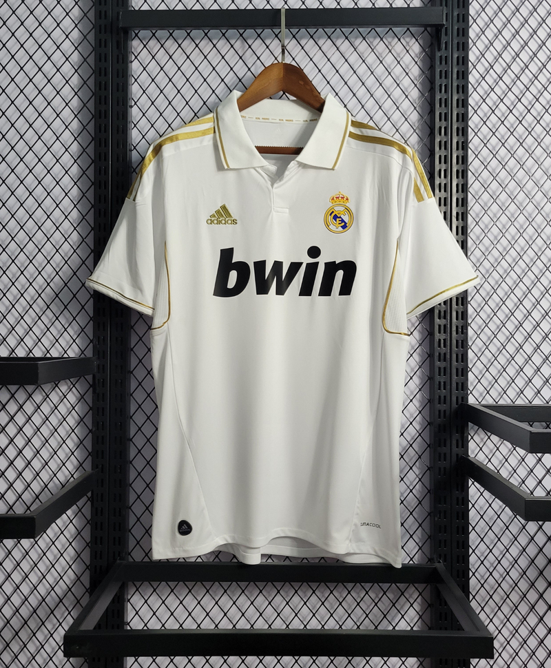 Camisa Real Madrid Home 11/12 sn° Torcedor Masculina - Versão Retrô