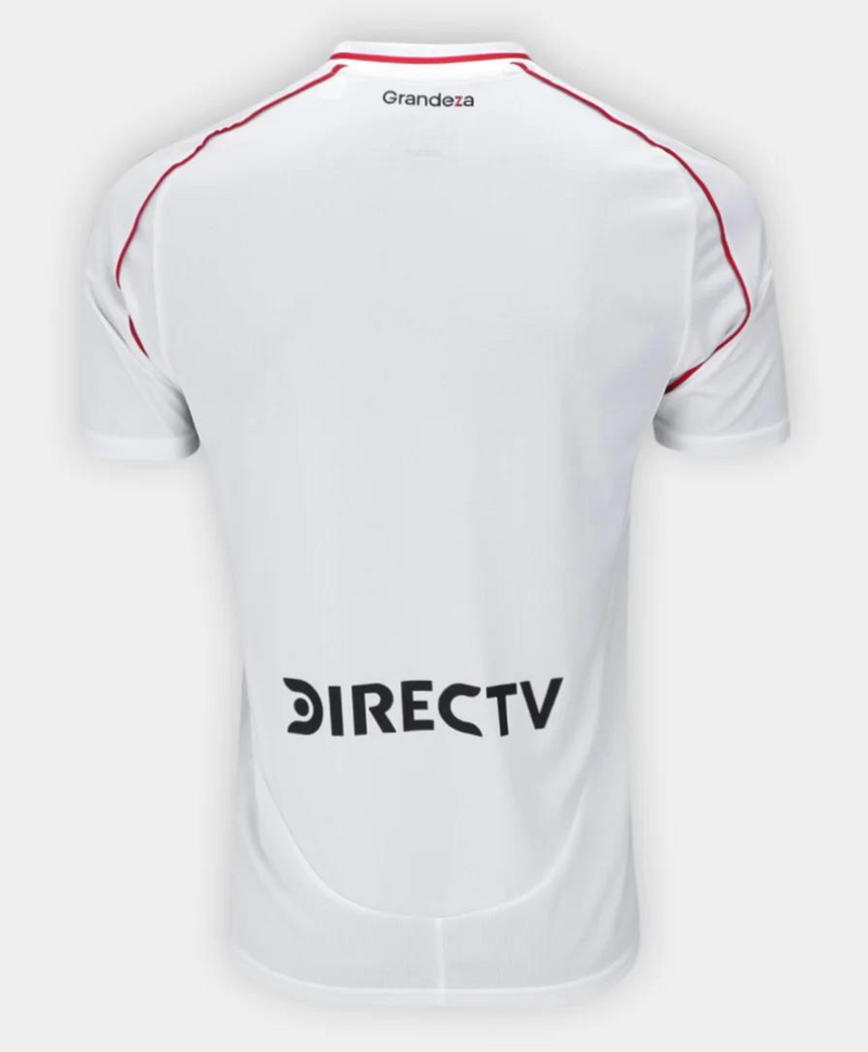 Camisa River Plate Home 24/25 sn° Torcedor Masculina - Branca e Vermelha