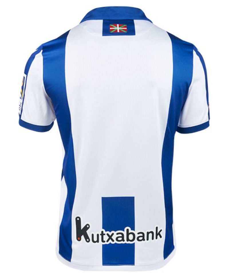 Camisa Real Sociedad Home 24/25 sn° Torcedor Masculina - Azul e Branca