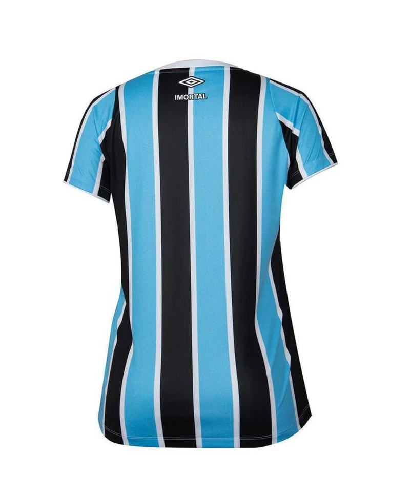Camisa Grêmio I 24/25 sn° Torcedor Feminina - Azul e Preta