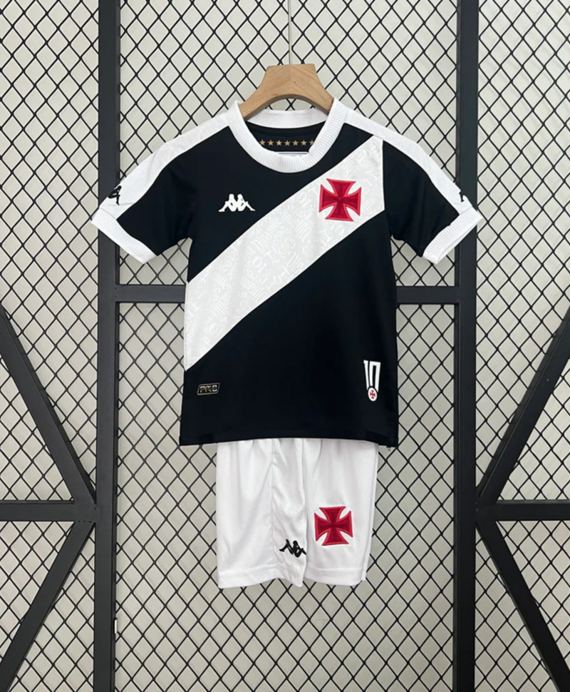 Kit Infantil Vasco da Gama I 24/25 sn° - Preto e Branco
