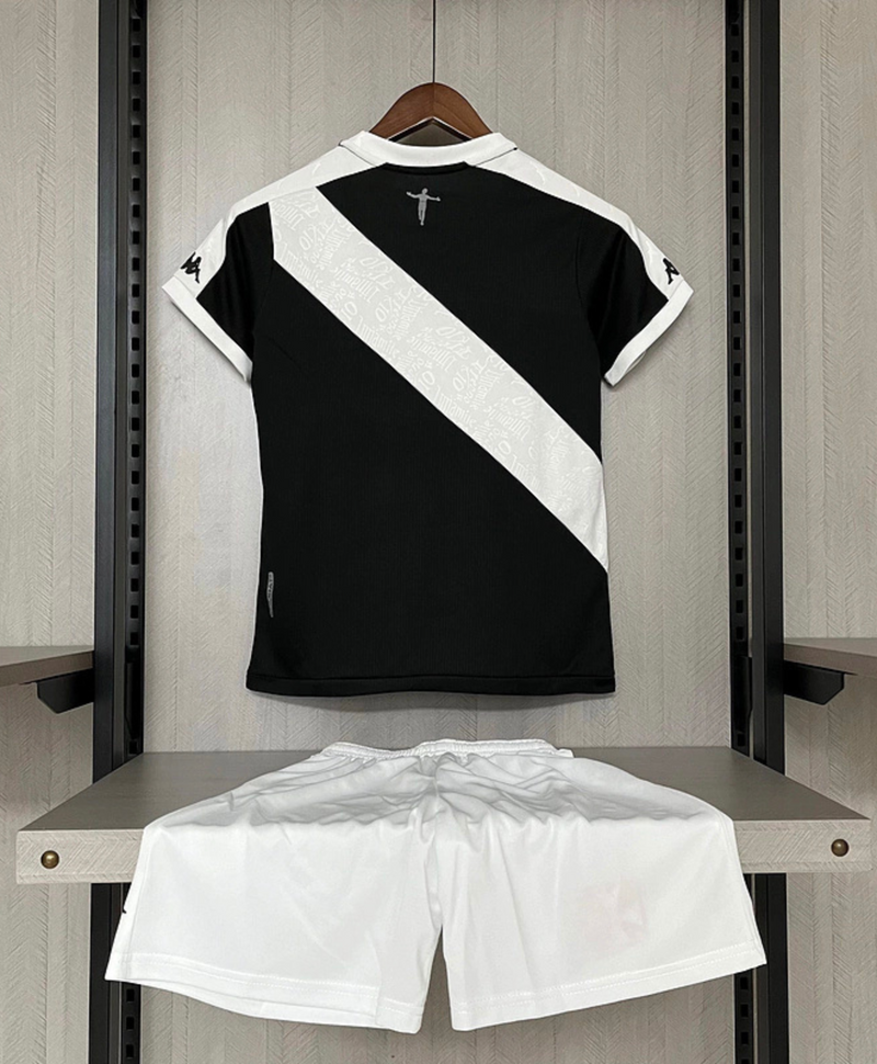 Kit Infantil Vasco da Gama I 24/25 sn° - Preto e Branco