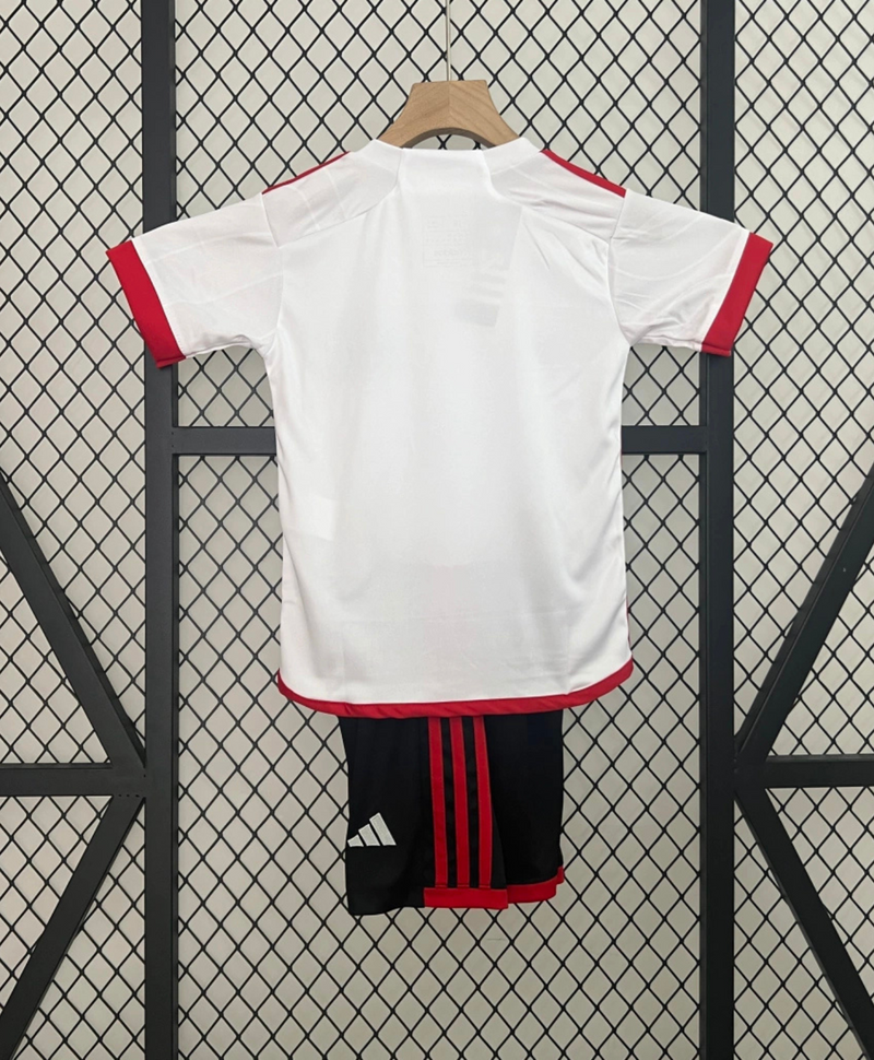 Kit Infantil Flamengo II 24/25 sn° - Branco e Preto