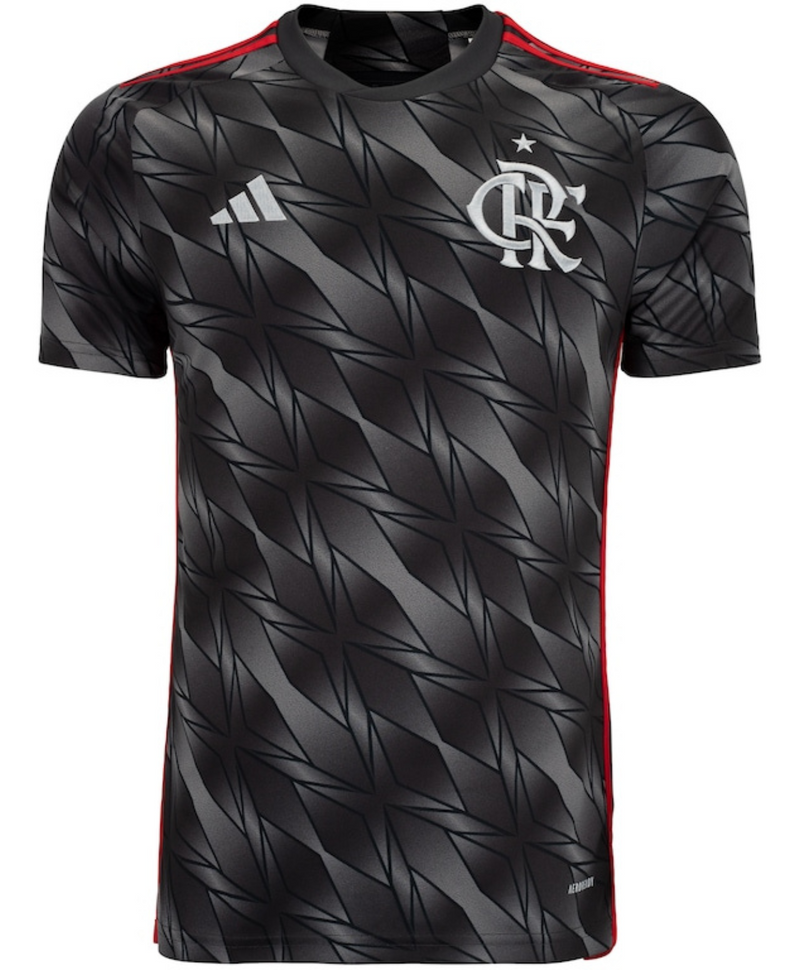 Camisa Flamengo III 24/25 sn° Torcedor Masculina - Cinza