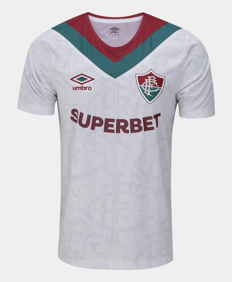 Camisa Fluminense III 24/25 sn° Torcedor Masculina - Branca