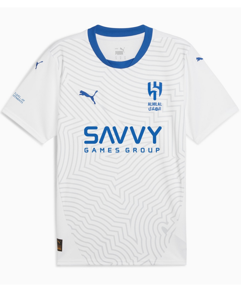 Camisa Al-Hilal Away 24/25 sn° Torcedor Masculina - Branca