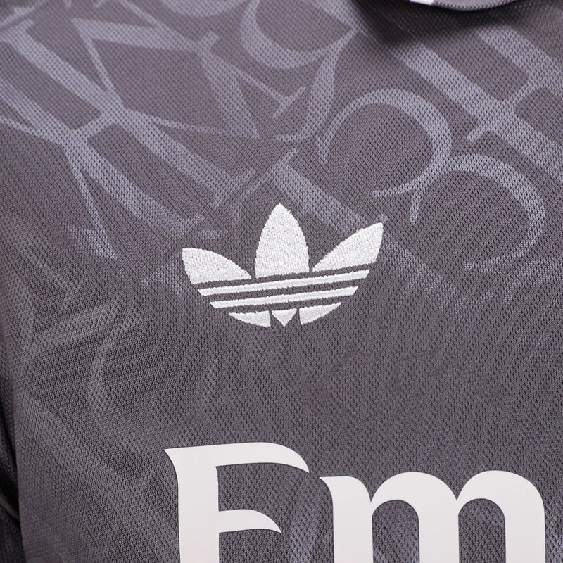 Camisa Real Madrid Third 24/25 sn° Torcedor Masculina - Cinza