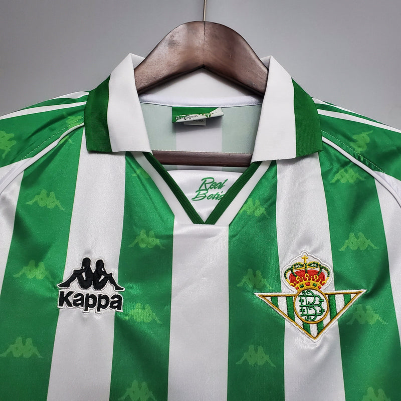 Camisa Real Bétis Home 95/96 sn° Torcedor Masculina - Versão Retrô
