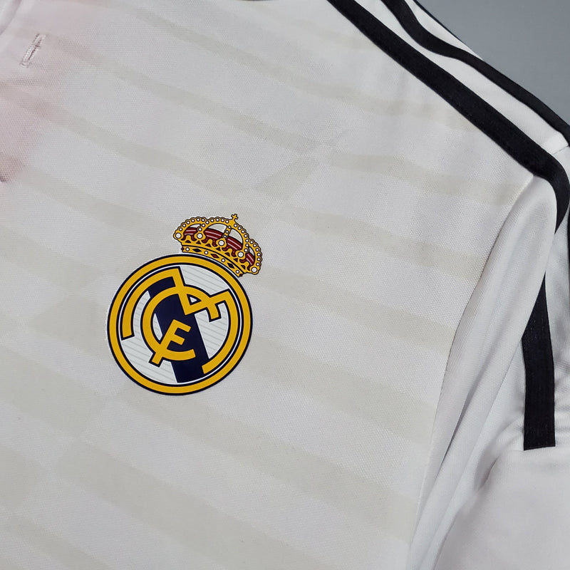 Camisa Real Madrid Home 14/15 sn° Torcedor Masculina - Versão Retrô