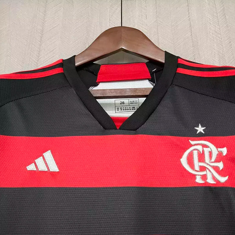 Kit Infantil Flamengo I 24/25 sn° - Vermelho e Preto