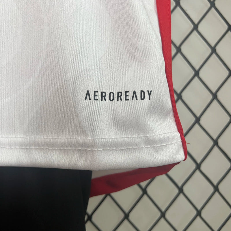 Kit Infantil Flamengo II 24/25 sn° - Branco e Preto